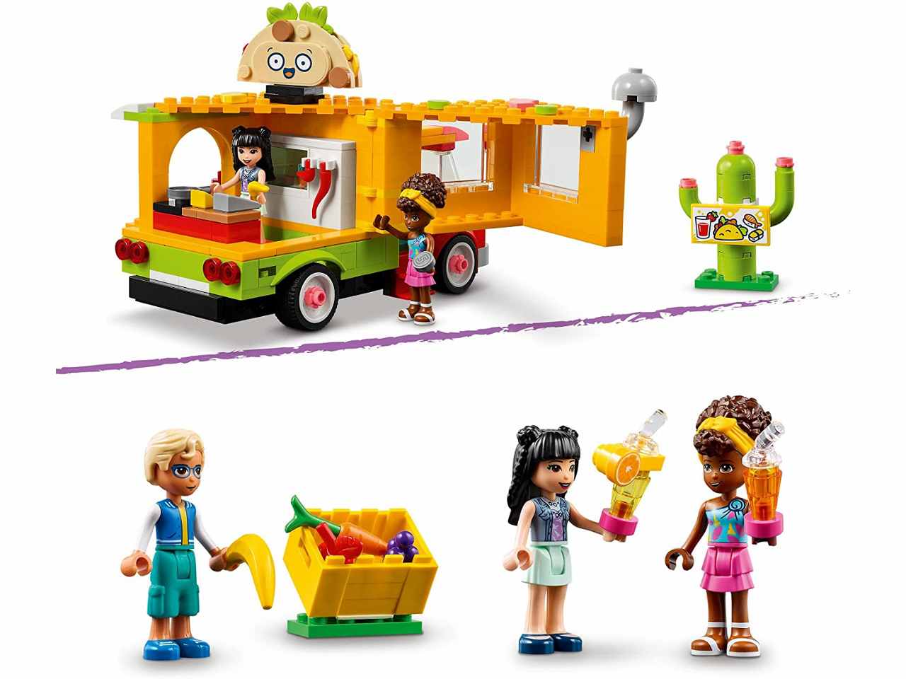Lego friends il merc.dello street food 41701