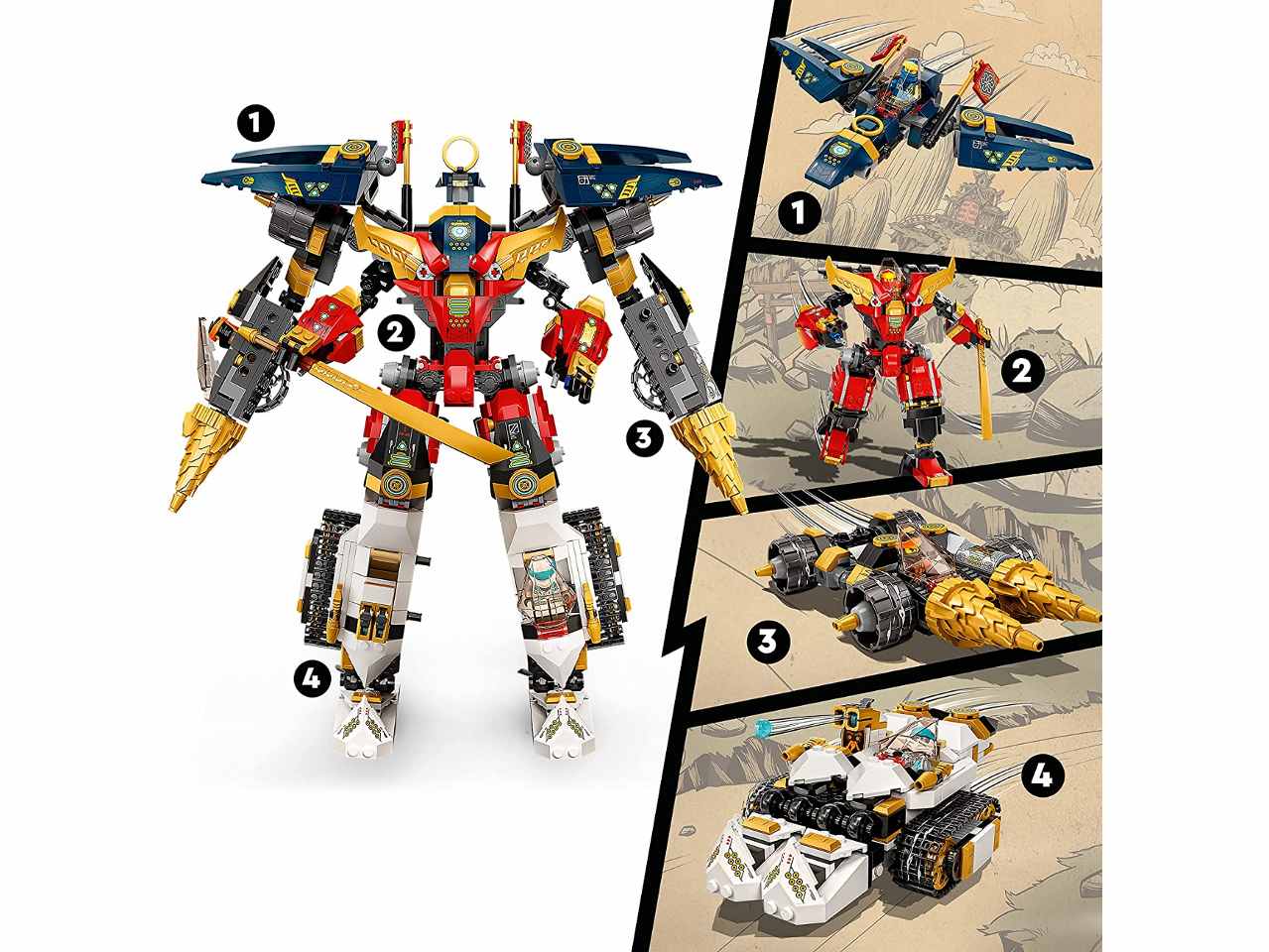 Lego ninjago mech ultra combo ninja 71765$