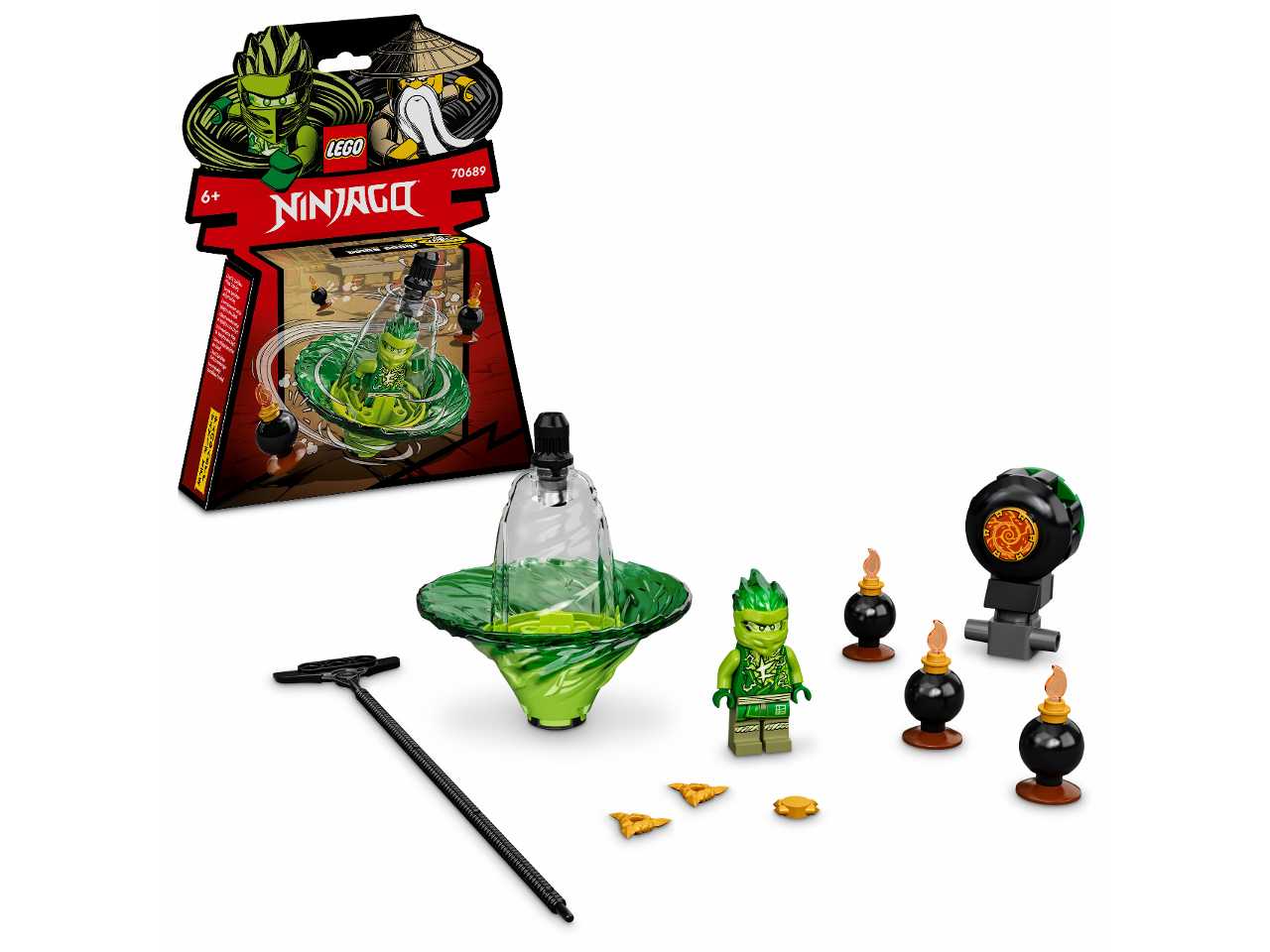 Lego addestramento ninja di spinjitzu con lloyd.