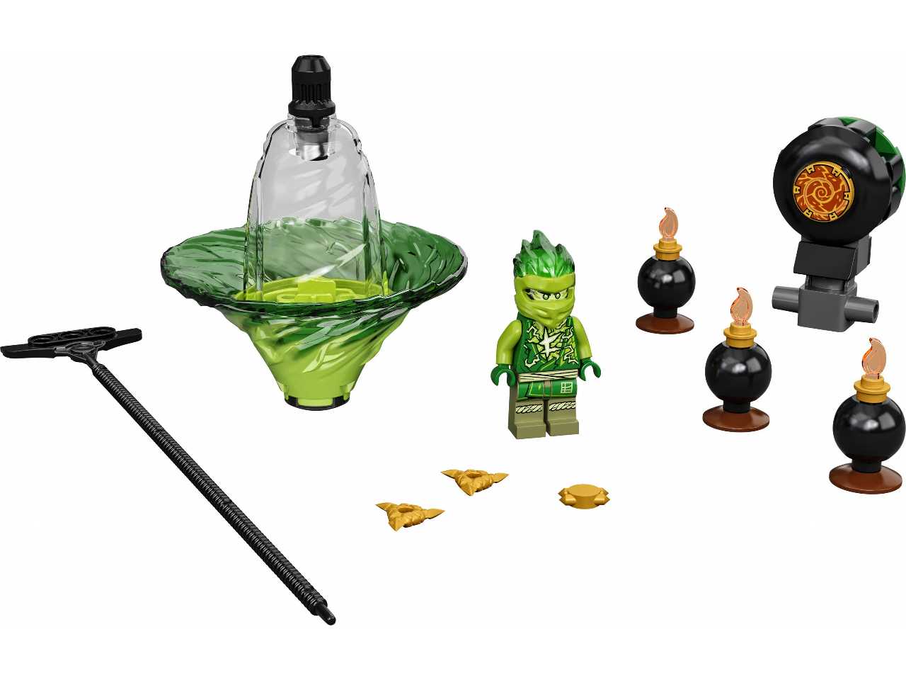 Lego addestramento ninja di spinjitzu con lloyd.