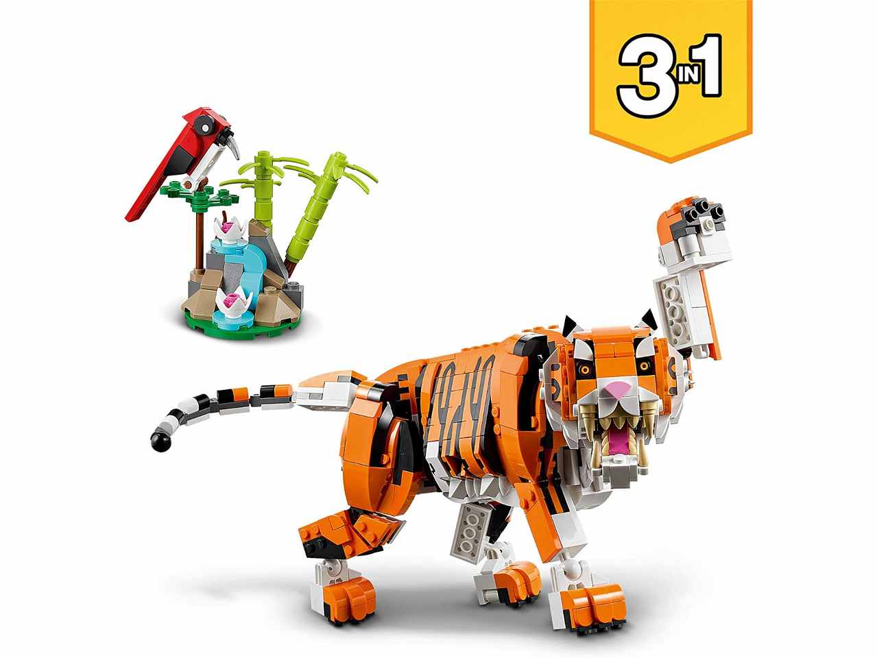 Lego Creator 3 in 1 Tigre Maestosa 31129