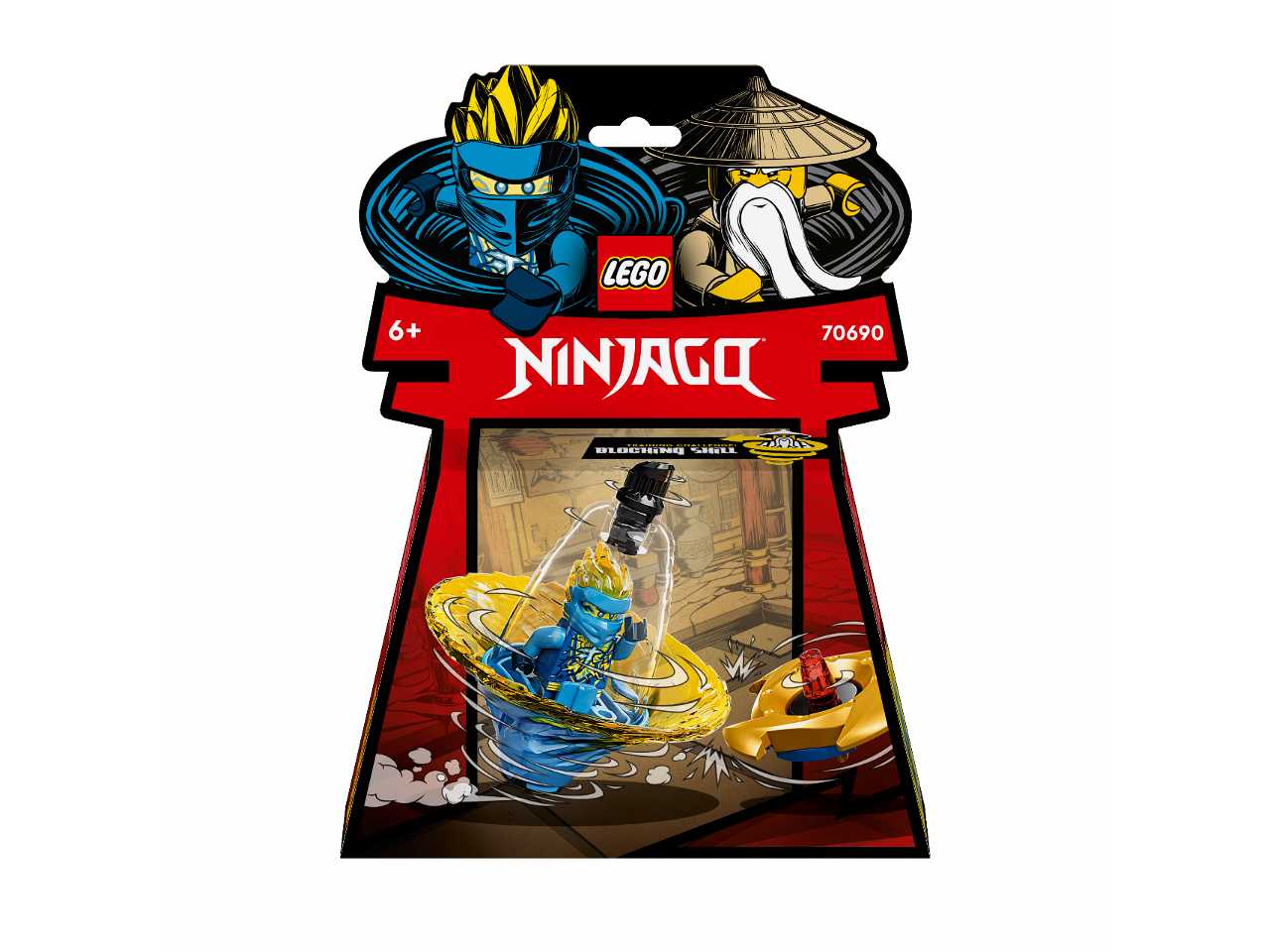 Lego addestramento ninja di spinjitzu con jay.