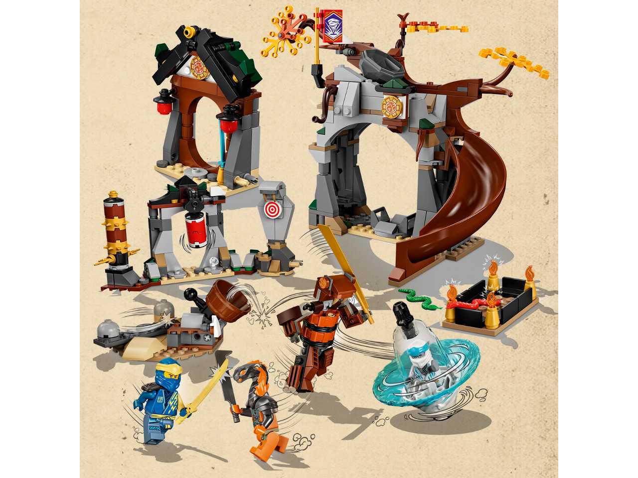 Lego centro di addestramento ninja.