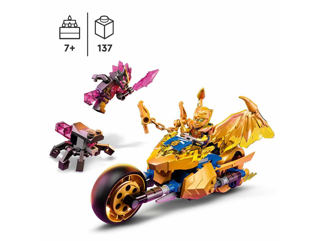 Lego ninjago moto drago doro di jay 71768