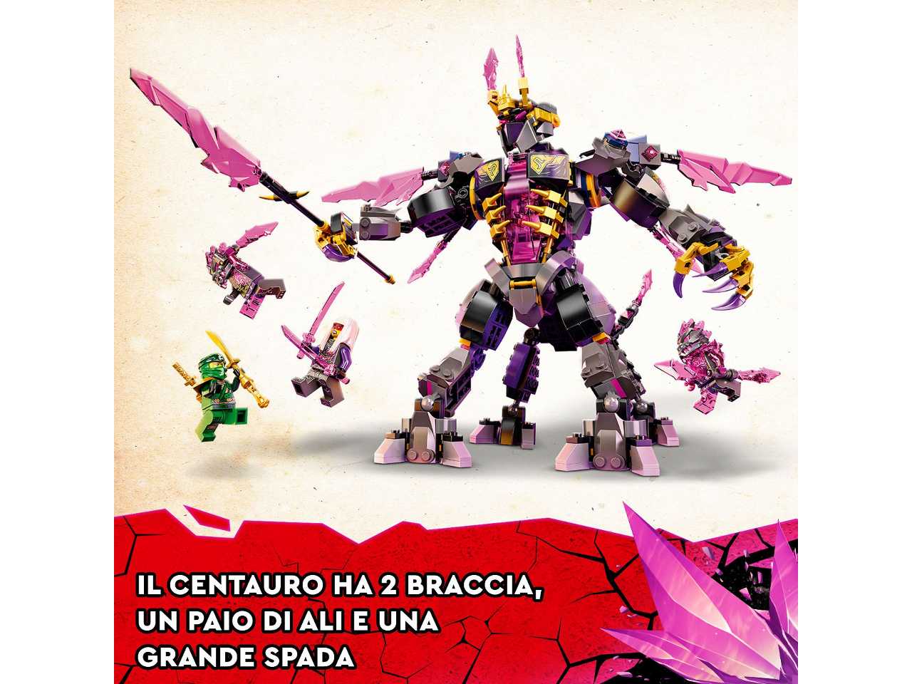 Lego ninjago il re dei cristalli 71772