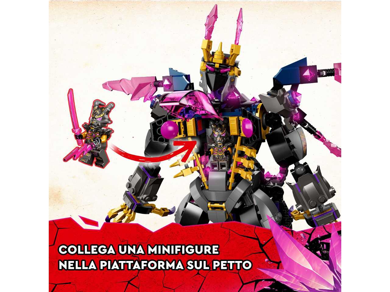Lego ninjago il re dei cristalli 71772