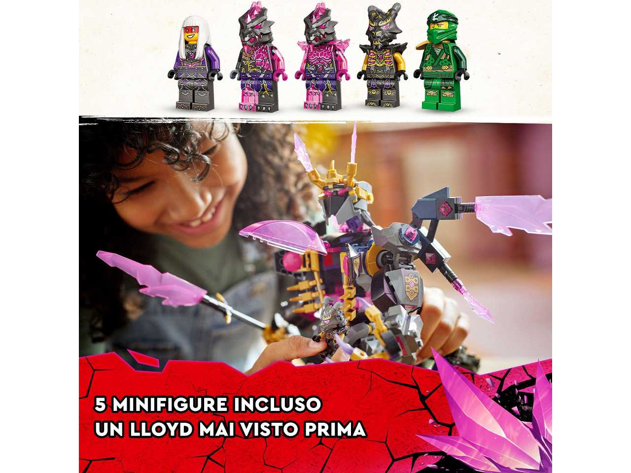Lego ninjago il re dei cristalli 71772