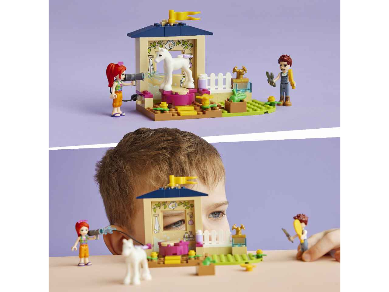 Lego friends stalla di toel.dei pony 41696