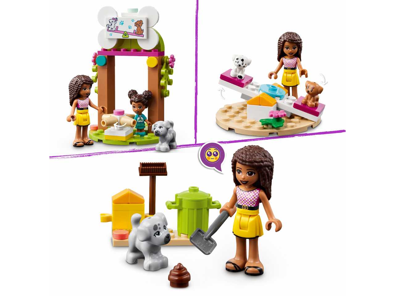 Lego il parco giochi dei cuccioli.