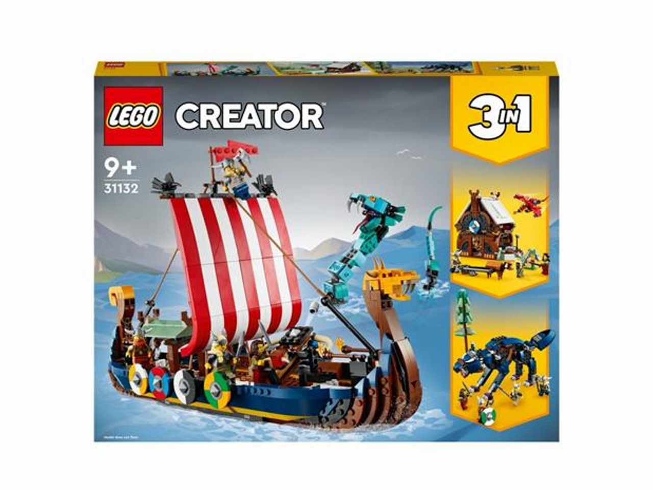 Lego creator nave vichinga e jrm.31132