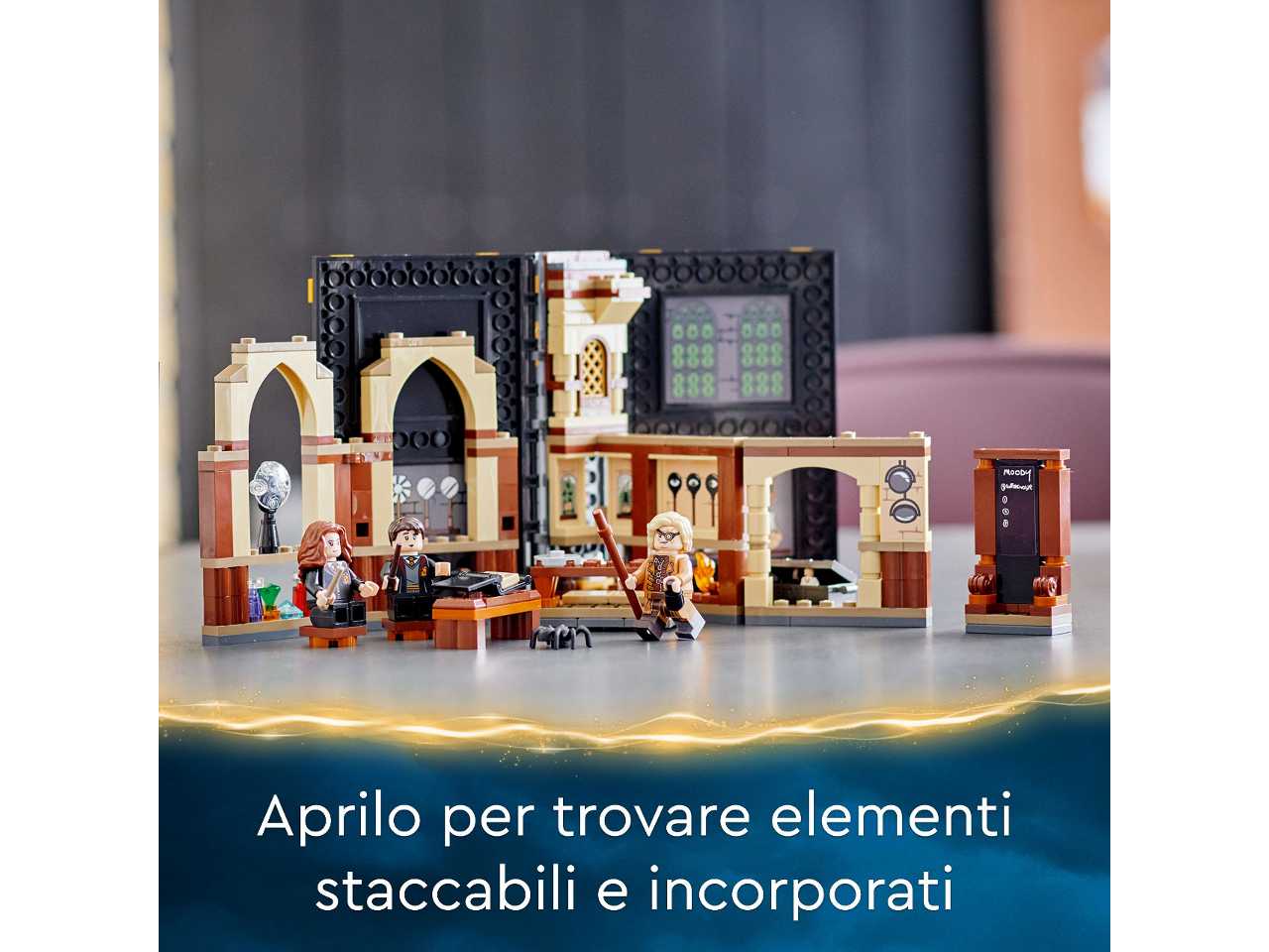 Lego lezione di difesa a hogwarts.