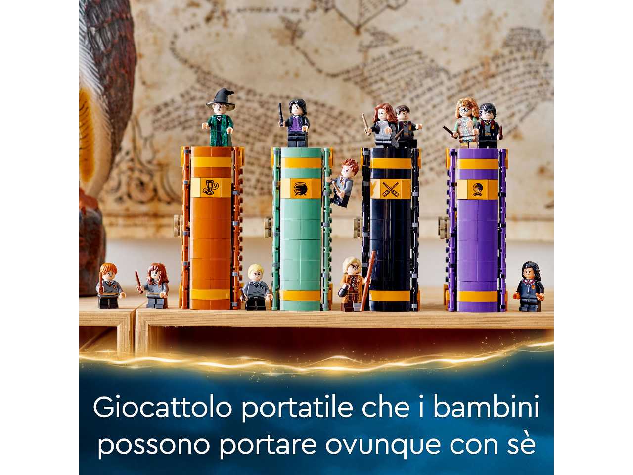 Lego lezione di difesa a hogwarts.