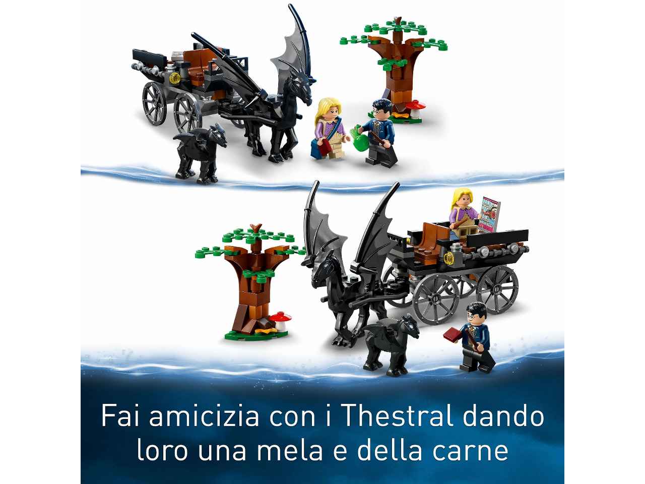 Lego harry potter thestral e carr.76400