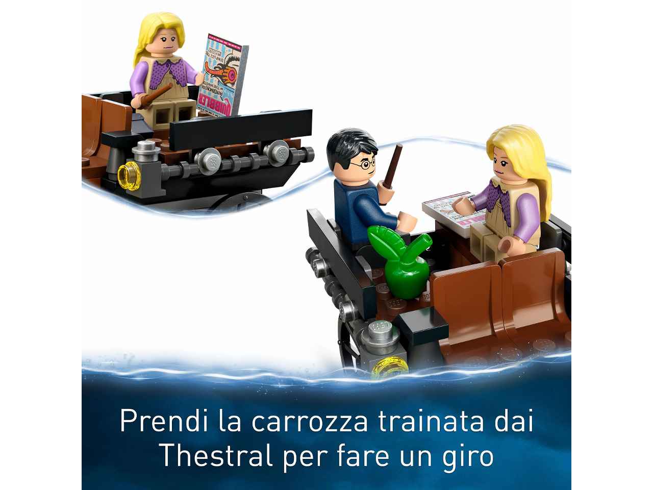 Lego harry potter thestral e carr.76400