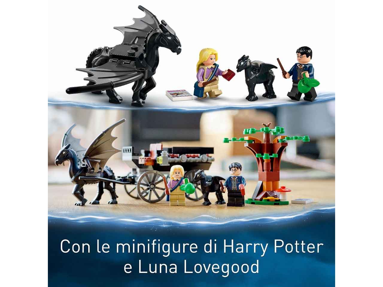 Lego harry potter thestral e carr.76400