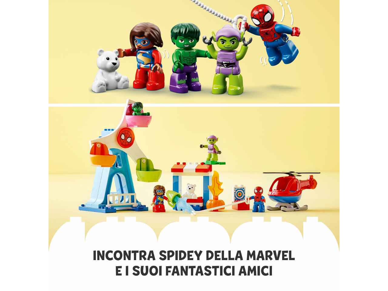 Lego duplo spiderman:avv.al luna park 10963