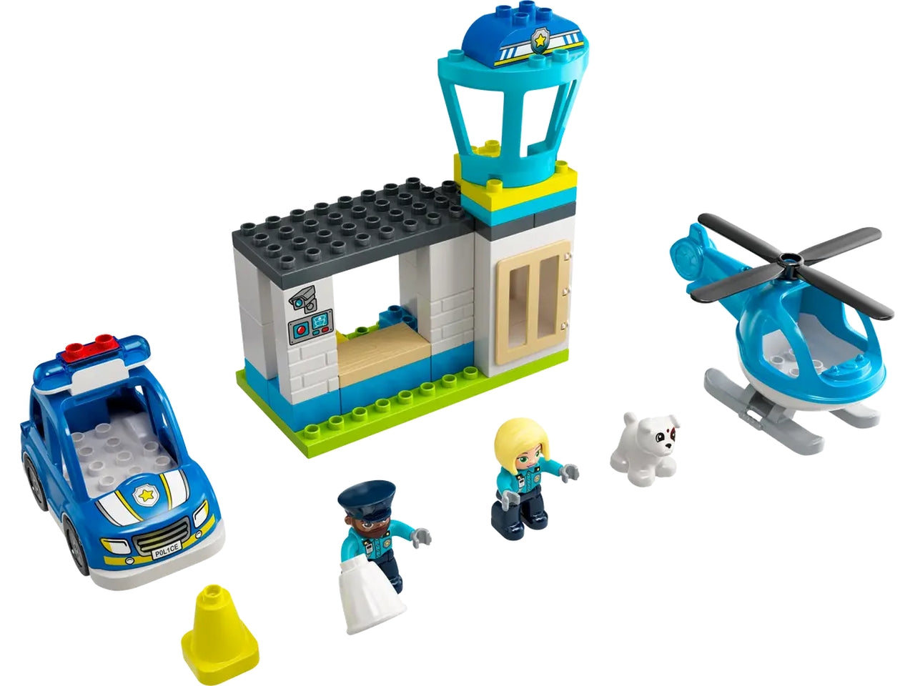 Lego Duplo Stazione Di Polizia ed Elicottero 10959