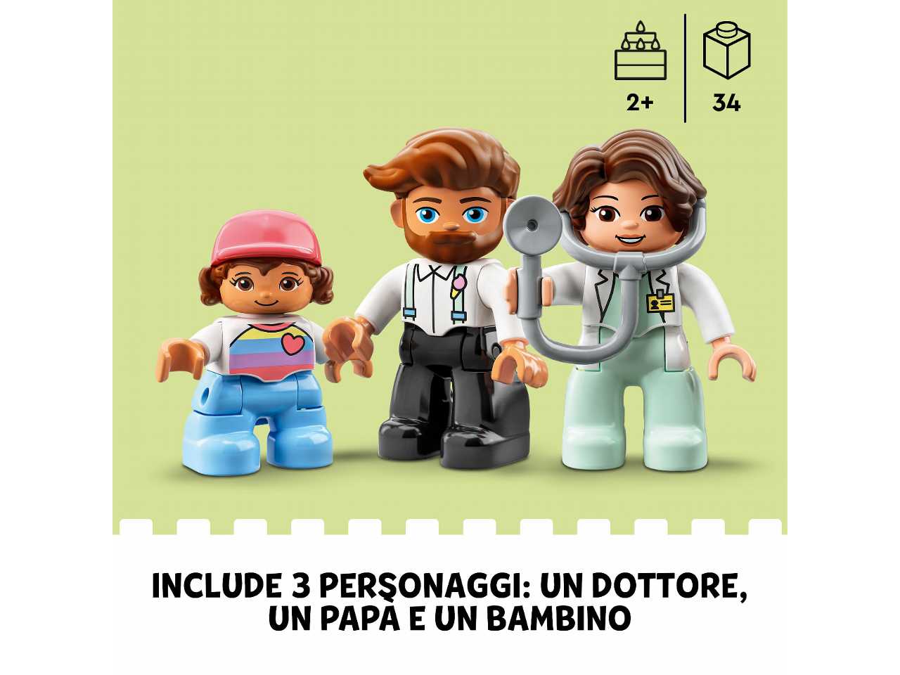 Lego visita dal dottore.