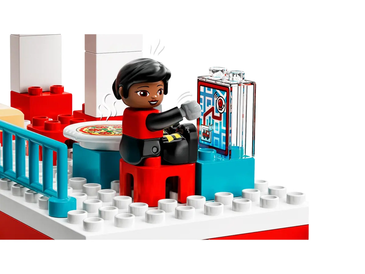 Lego Duplo Caserma Dei Pompieri ed Elicottero 10970