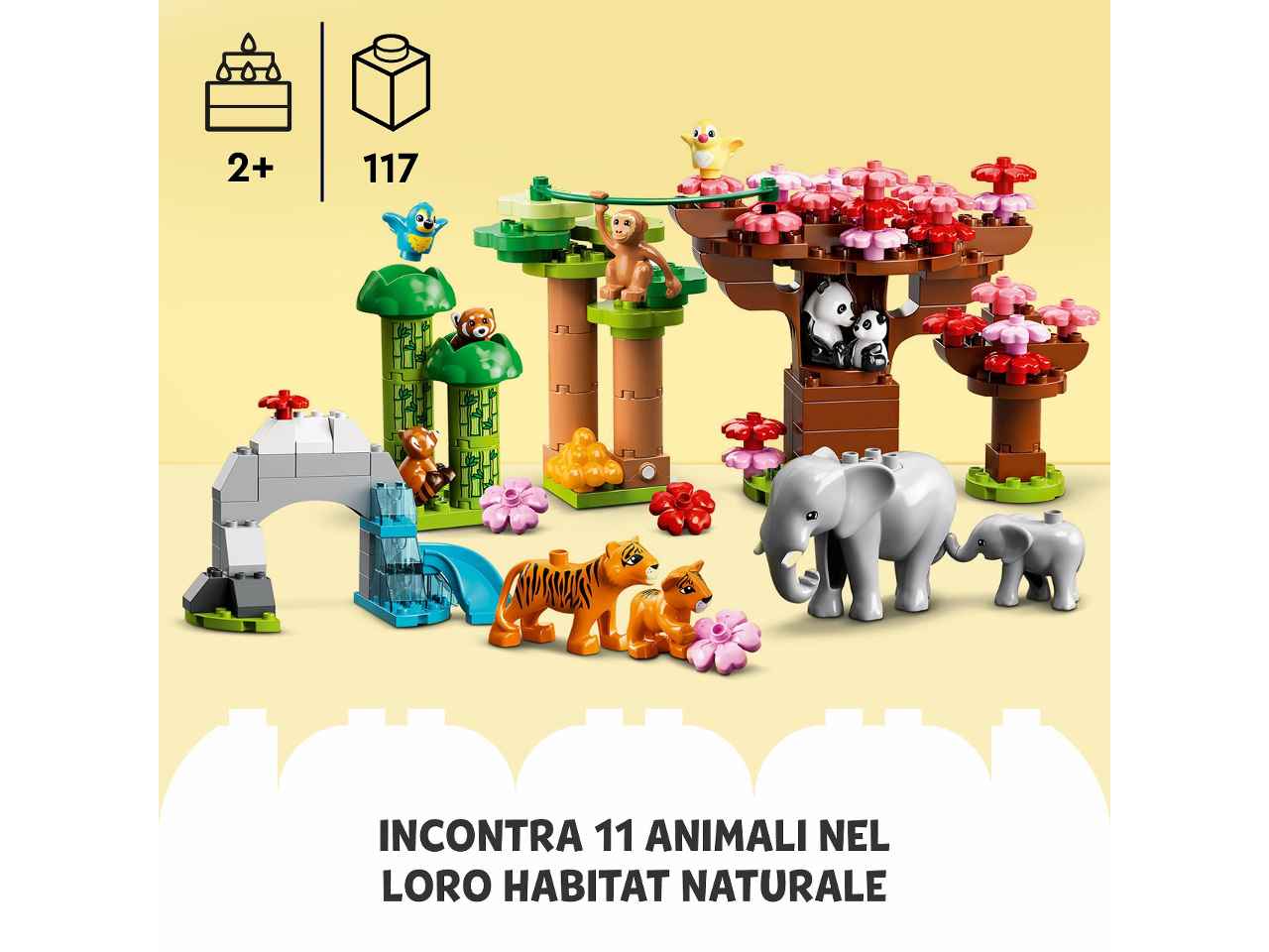 Lego duplo animali dellasia 10974