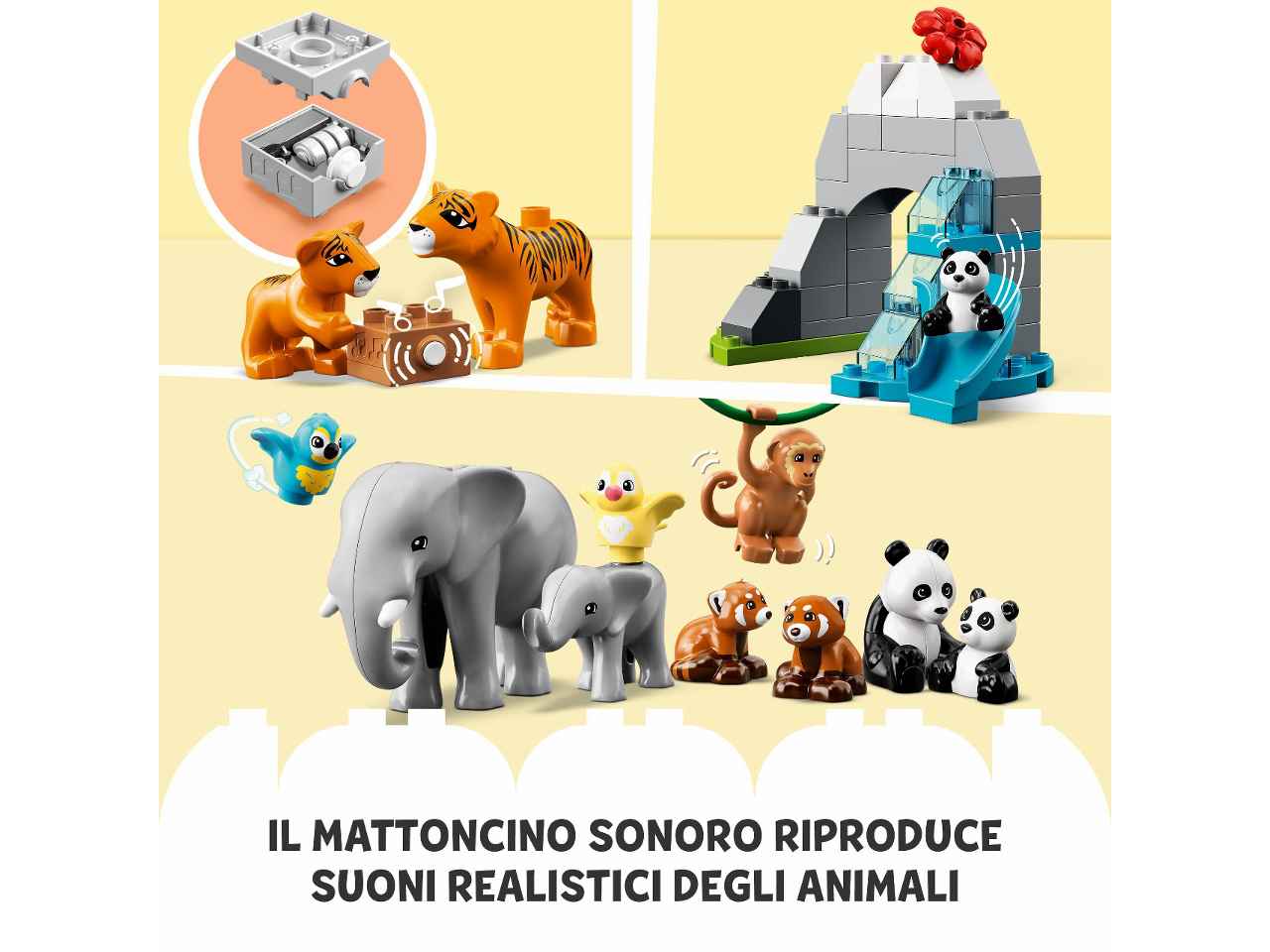 Lego duplo animali dellasia 10974
