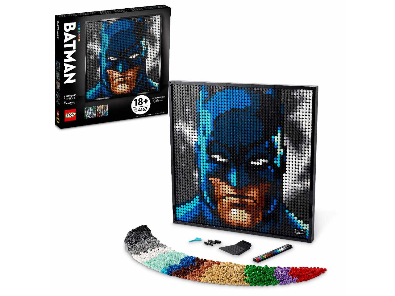 Lego collezione jim lee batman.