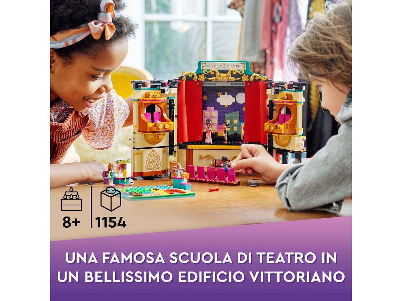 Lego friends scuola di teatro di andrea 41714
