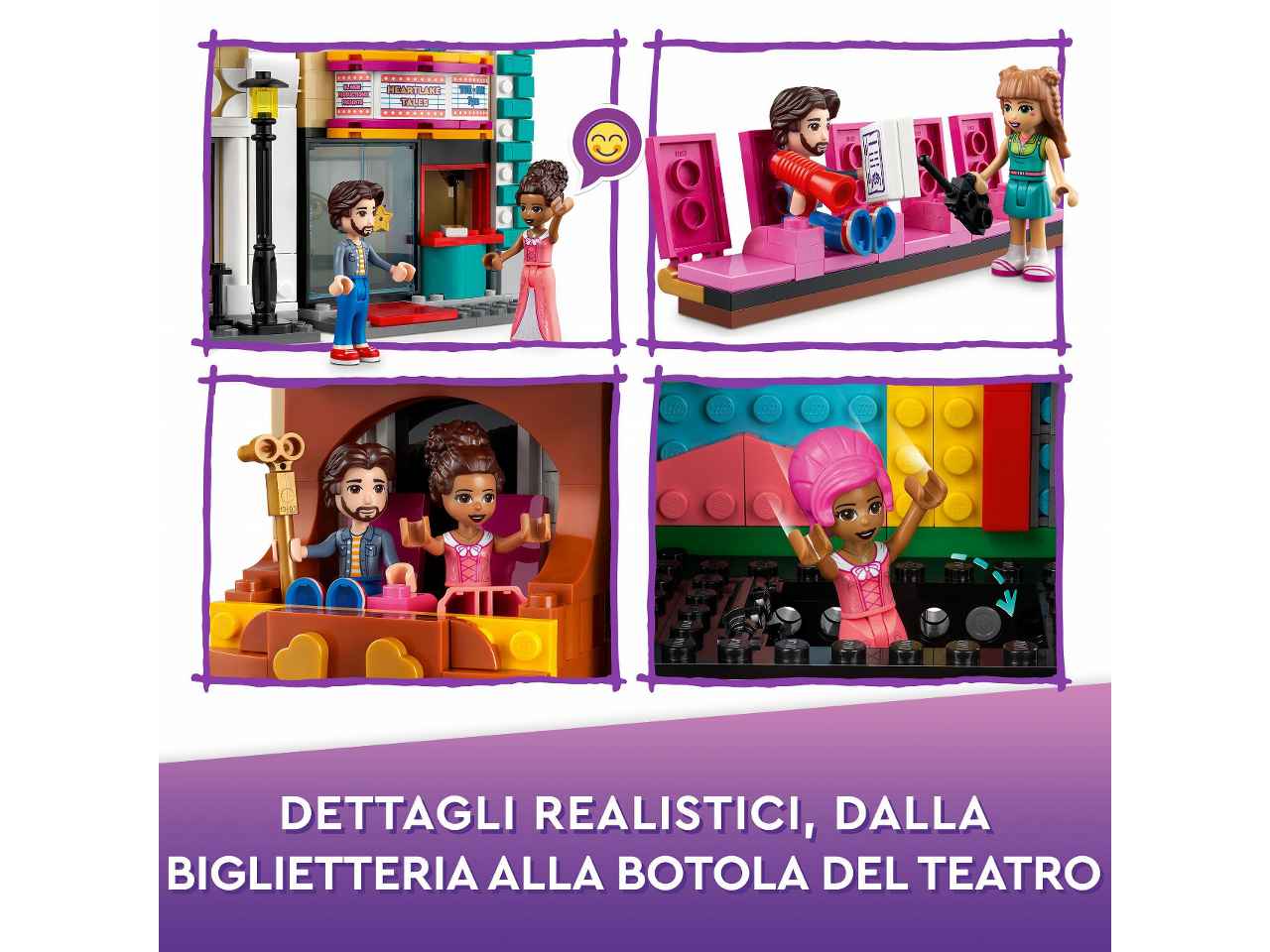 Lego friends scuola di teatro di andrea 41714