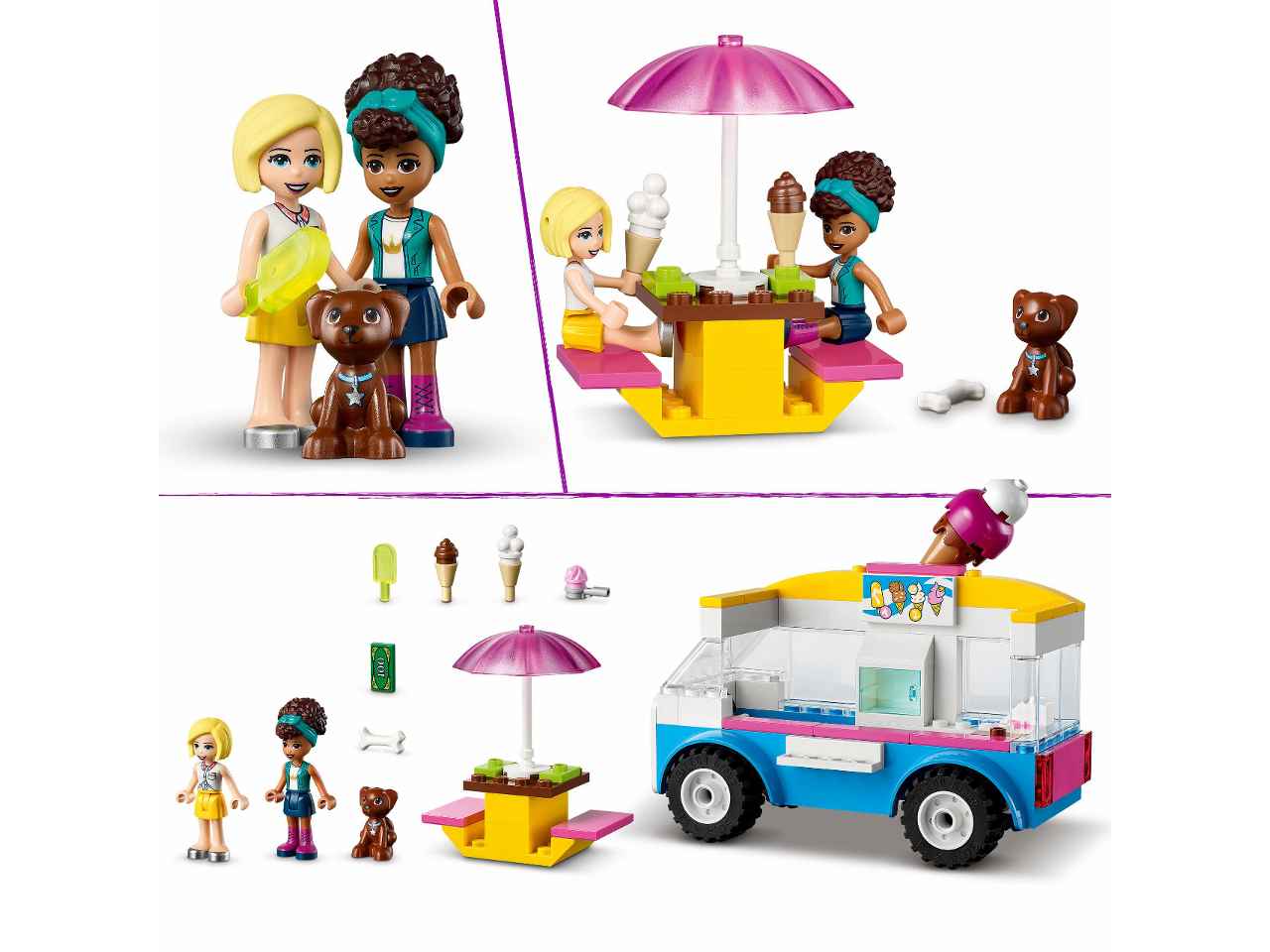 Lego friends furgone dei gelati 41715