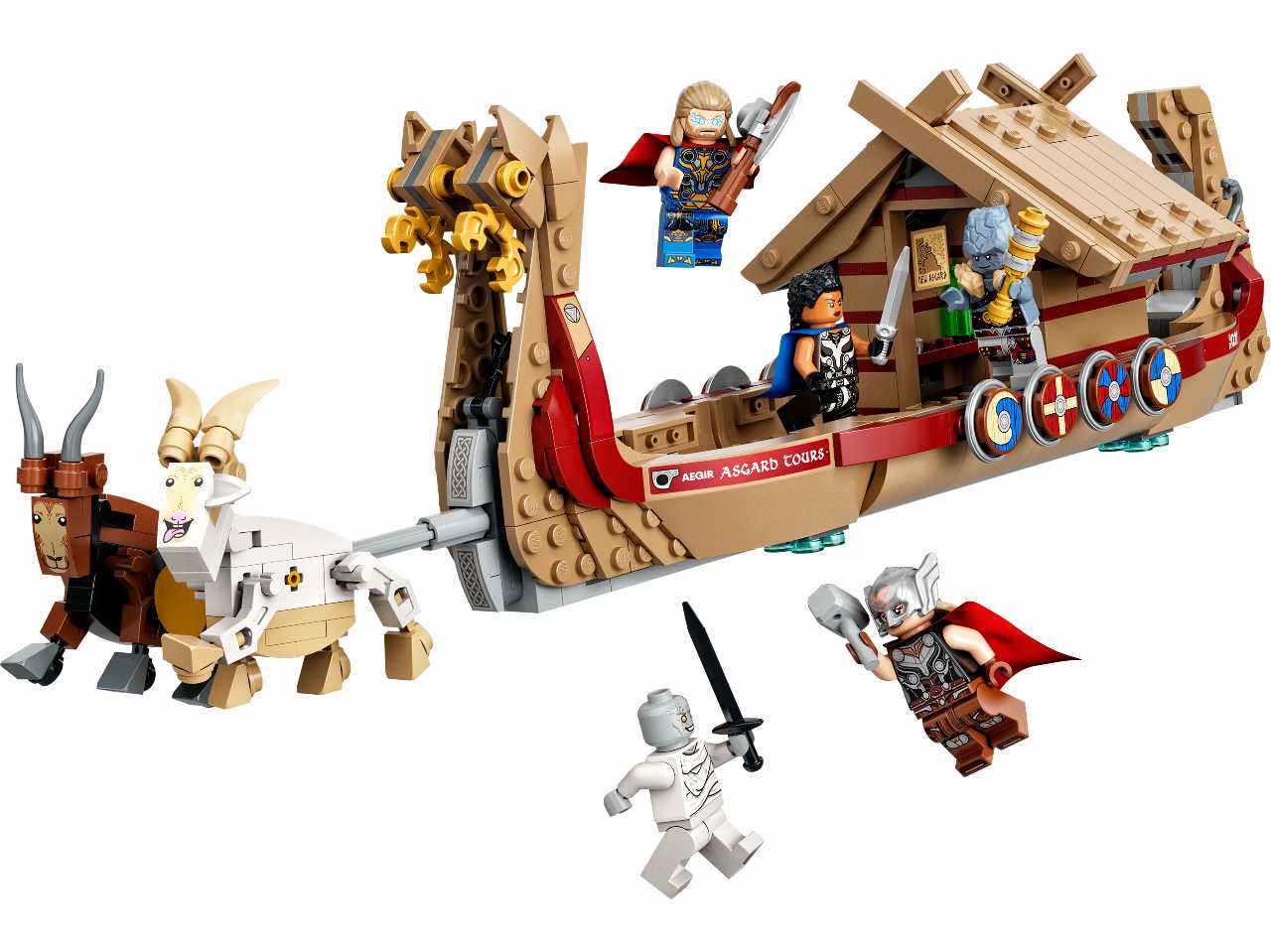 Lego drakkar di thor.