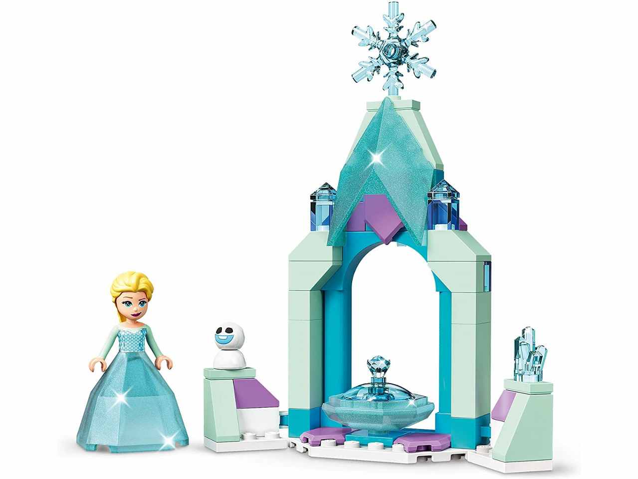 Lego disney princess il cortile del castello di elsa