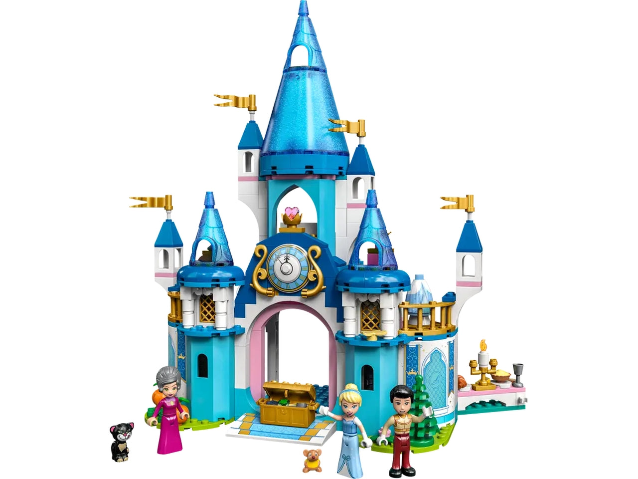 Lego Disney Princess Il Castello di Cenerentola e del Principe Azzurro 43206