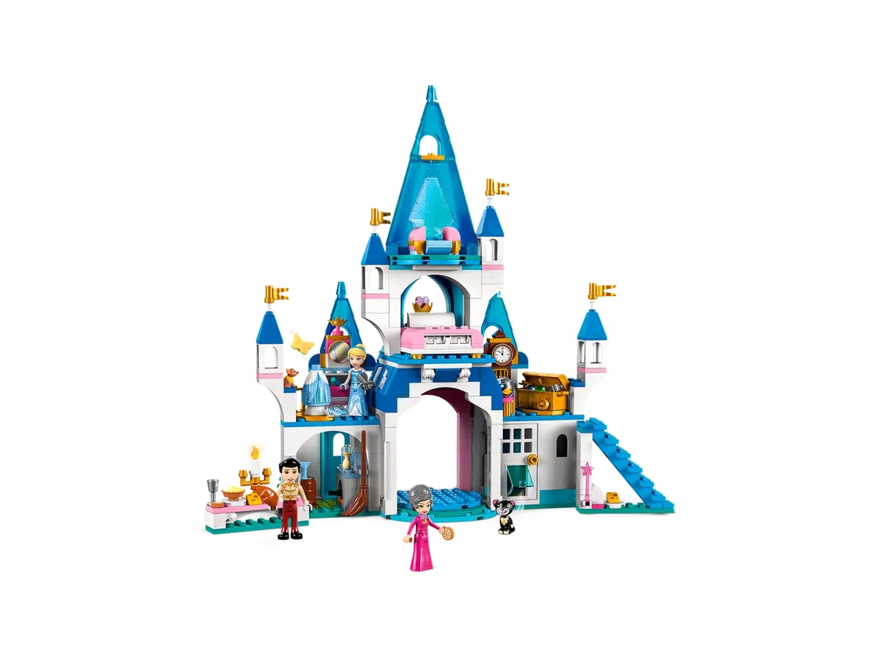 Lego Disney Princess Il Castello di Cenerentola e del Principe Azzurro 43206