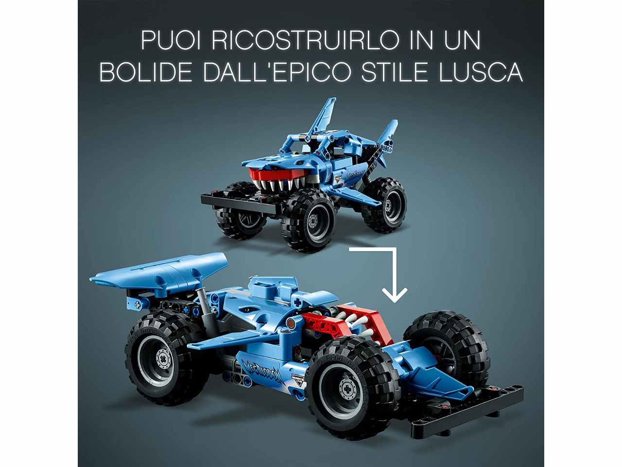 Lego technic monster jam megalodon42134
