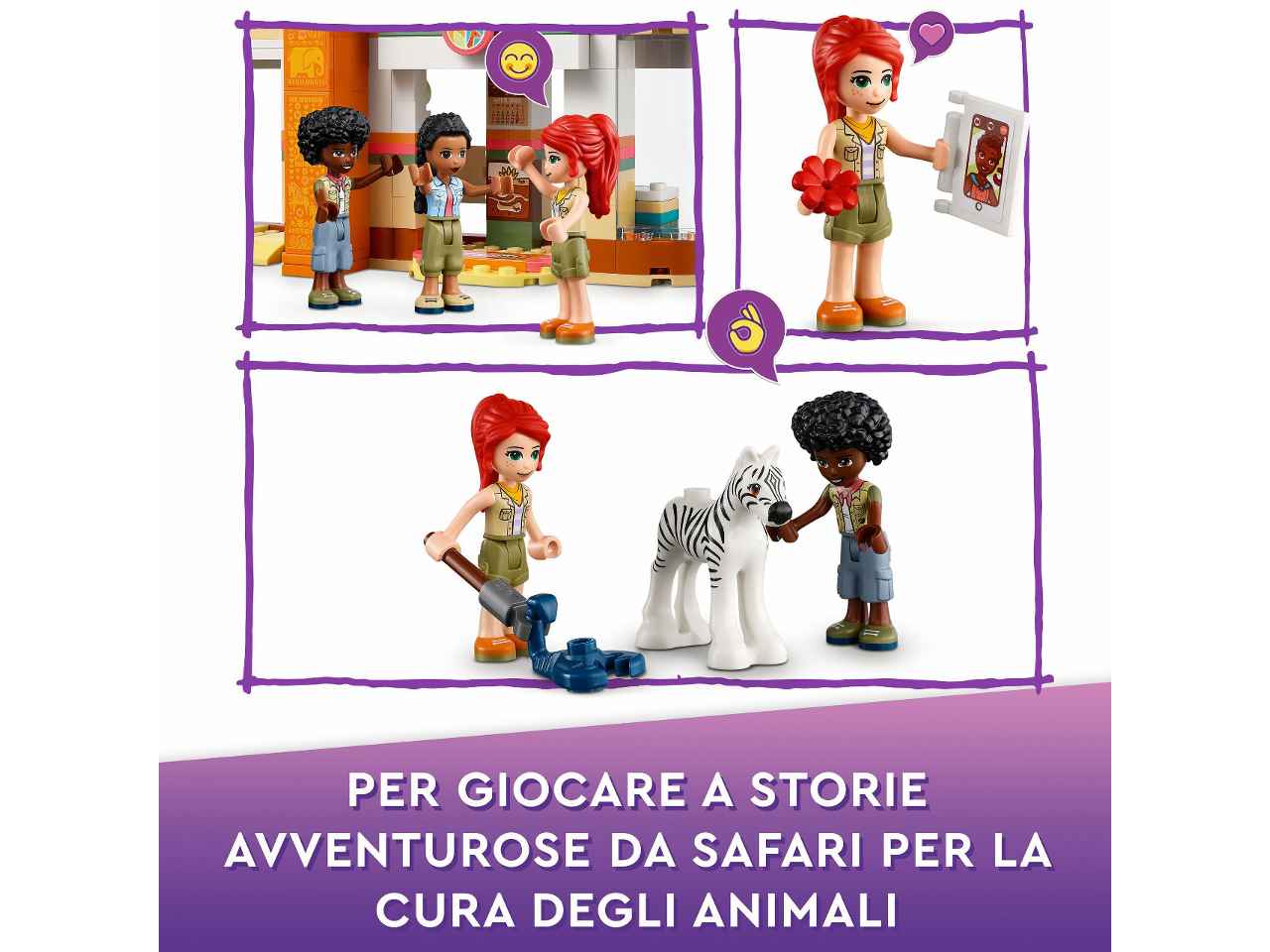 Lego friends il socc.degli animali41717