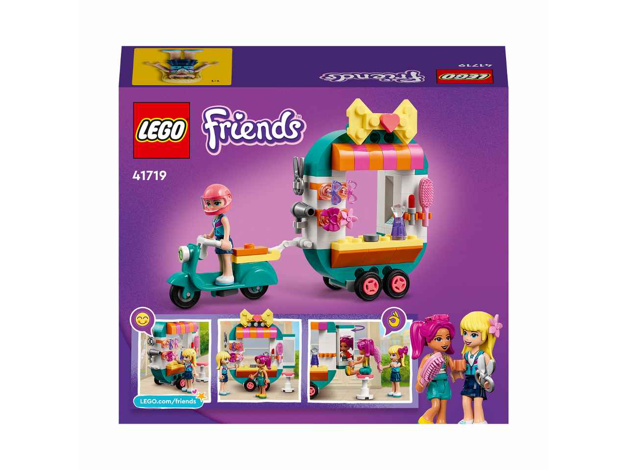 Lego friends boutique moda mobile 41719