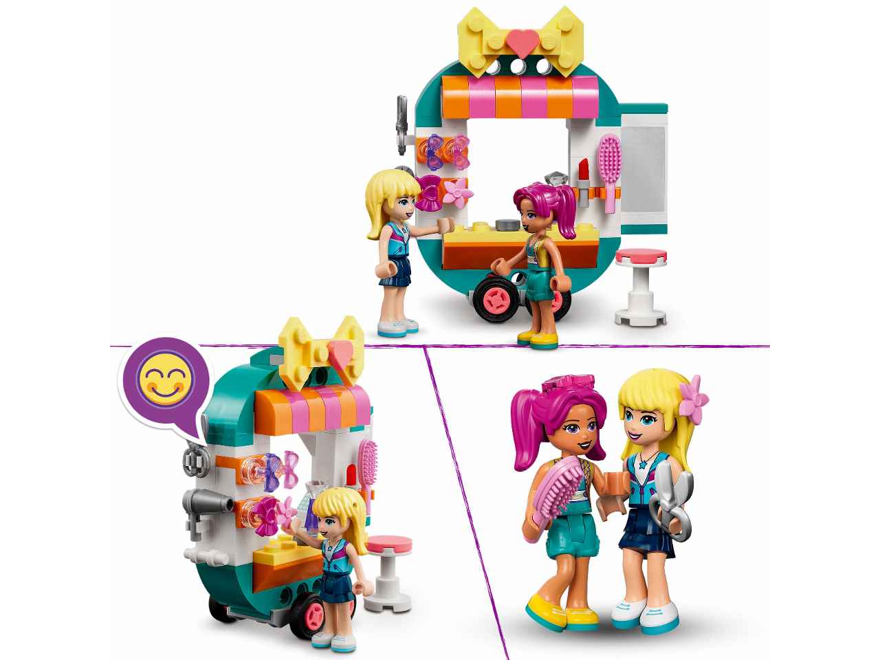 Lego friends boutique moda mobile 41719
