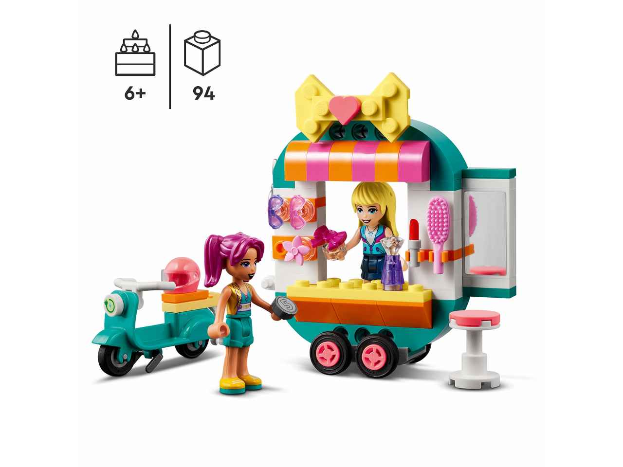 Lego friends boutique moda mobile 41719