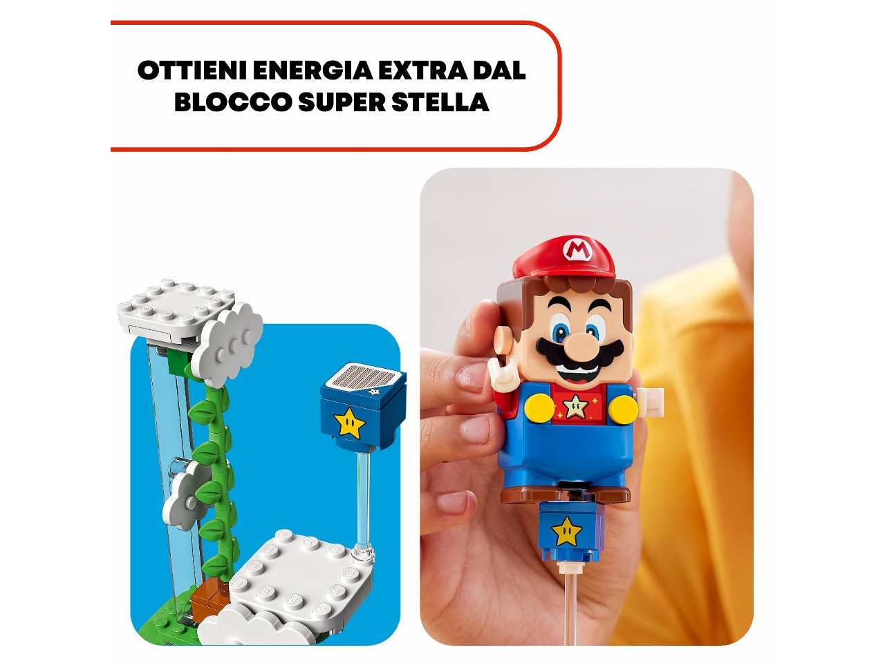 Lego super mario sfida sulle nuvole spike gigante