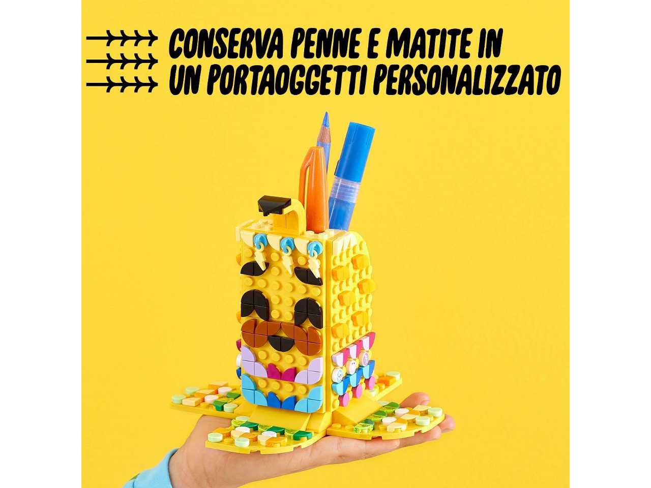 Lego simpatica banana - portapenne.
