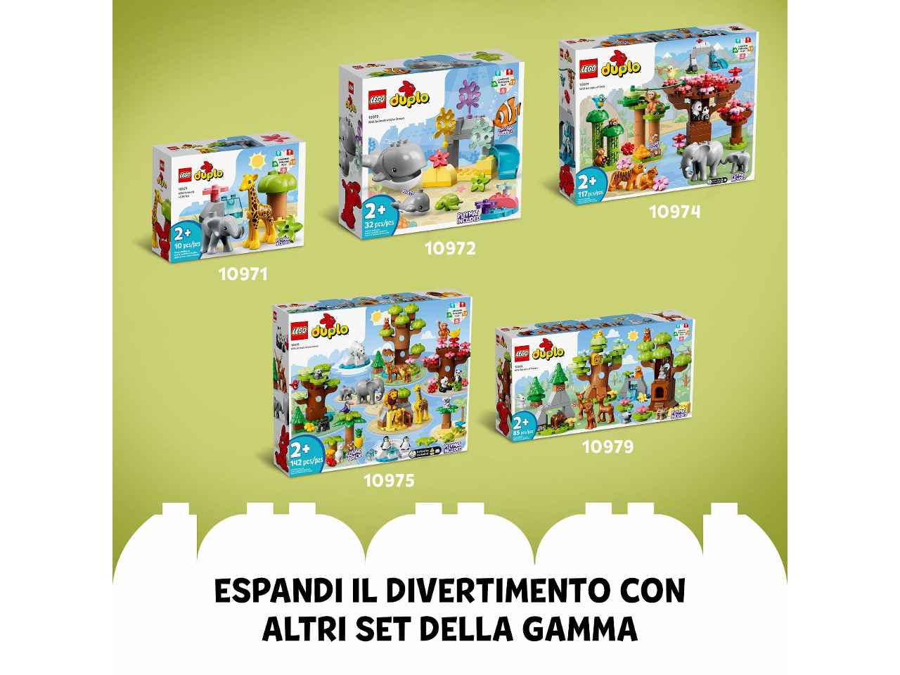 Lego duplo animali del sudamerica 10973