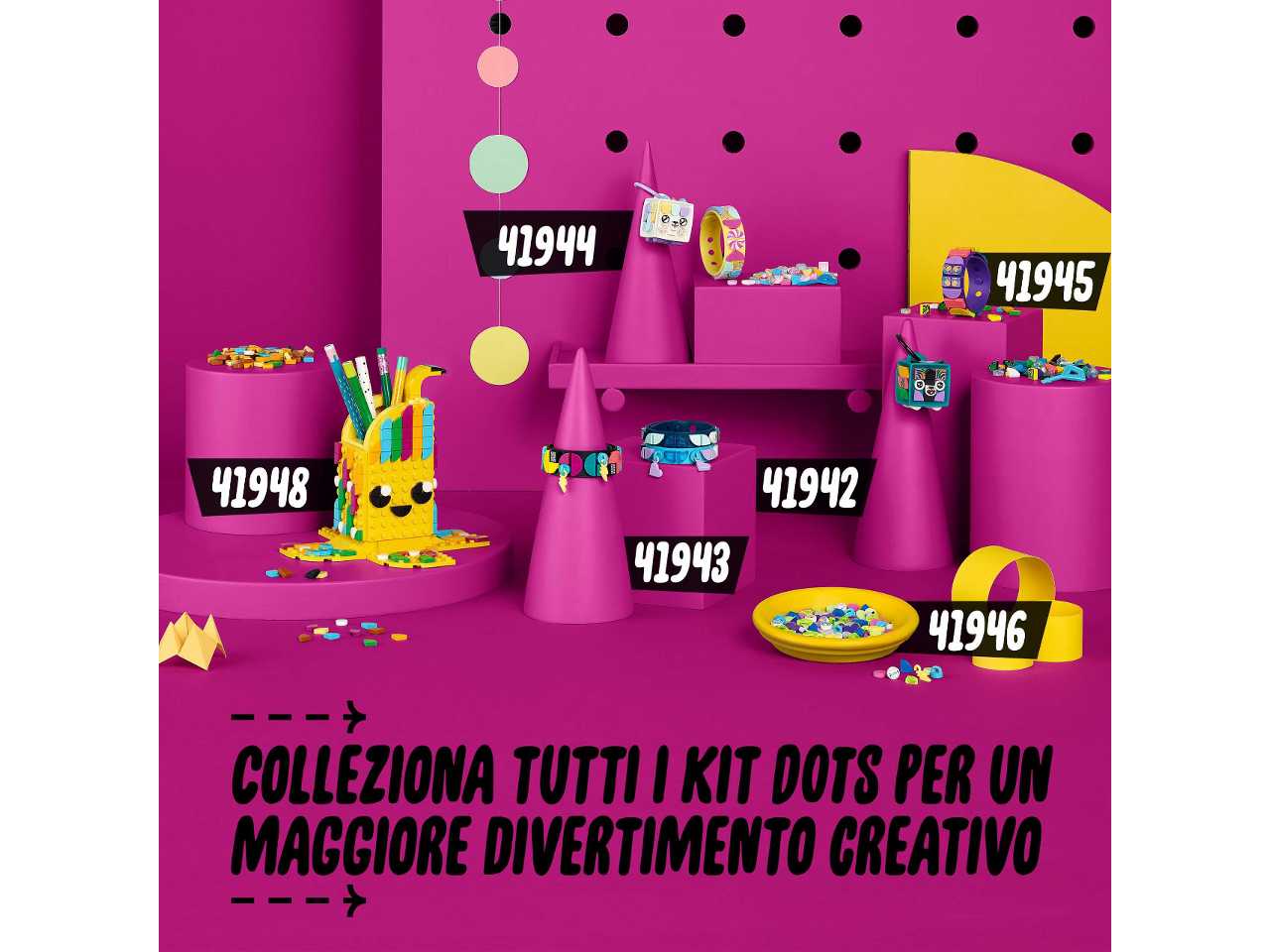 Lego dolci tentazioni - braccialetto e bag tag.