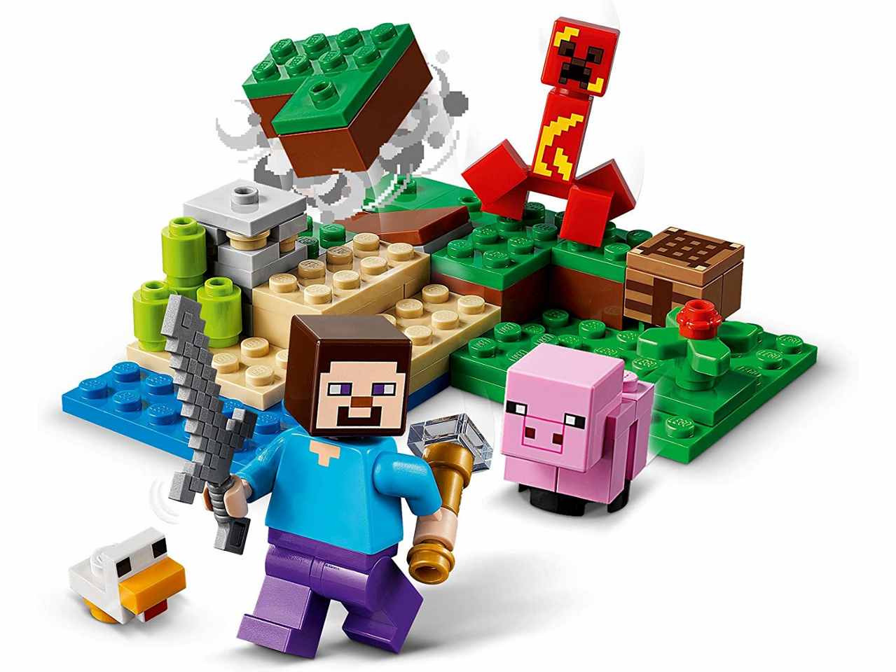 Lego minecraft lagguato del creeper 21177