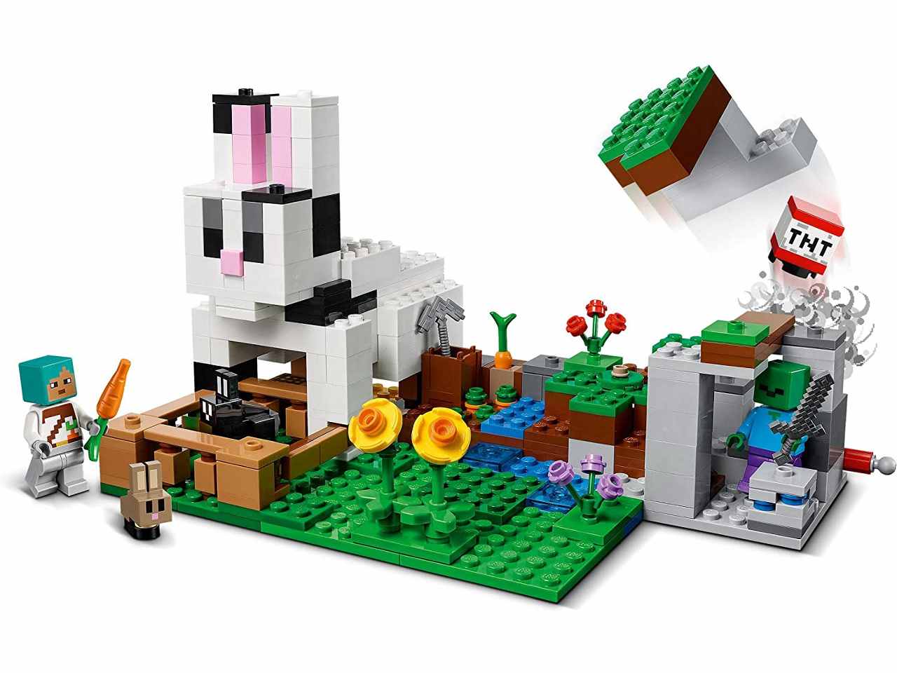 Lego minecraft il ranch del coniglio 21181