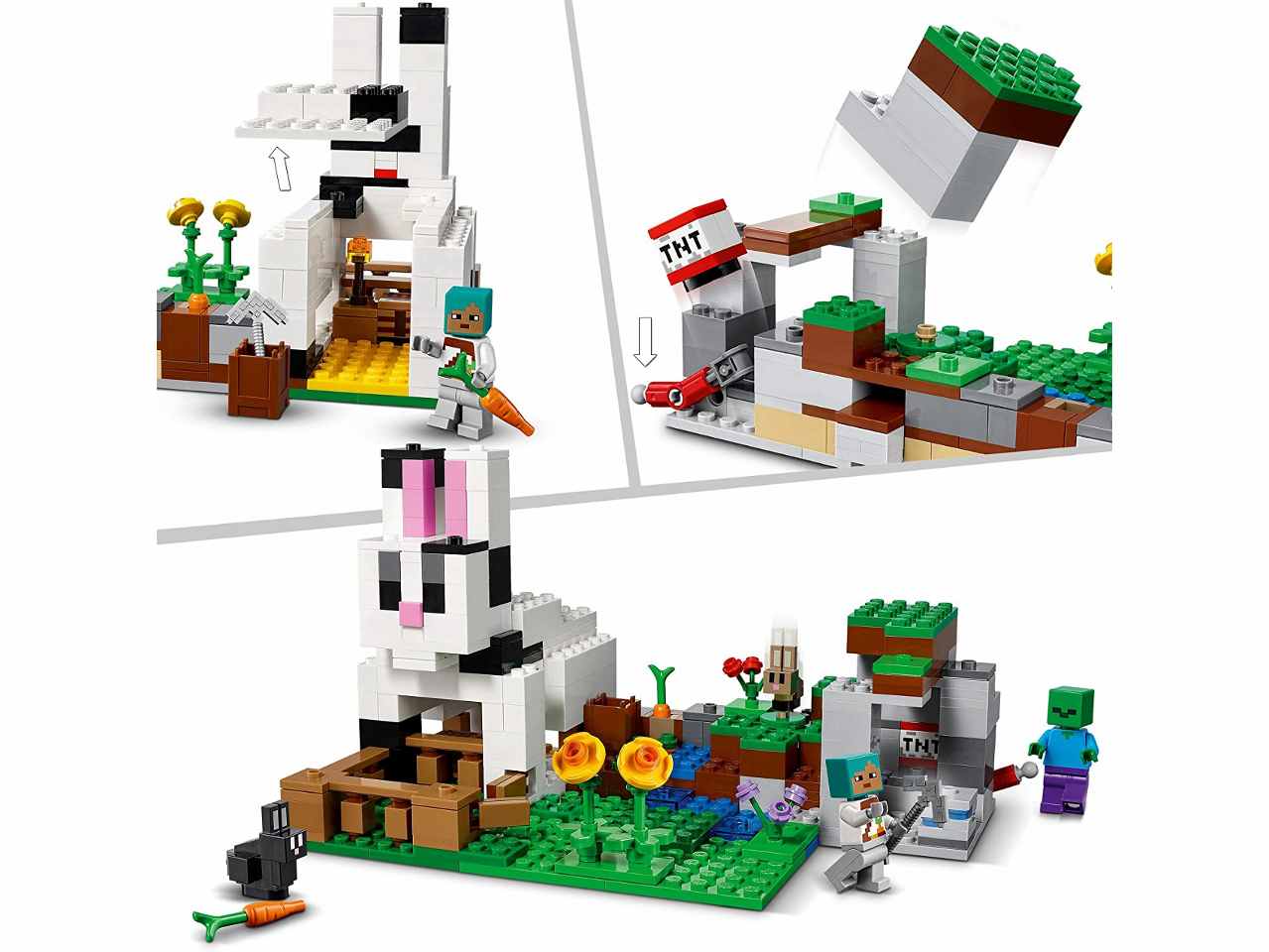 Lego minecraft il ranch del coniglio 21181