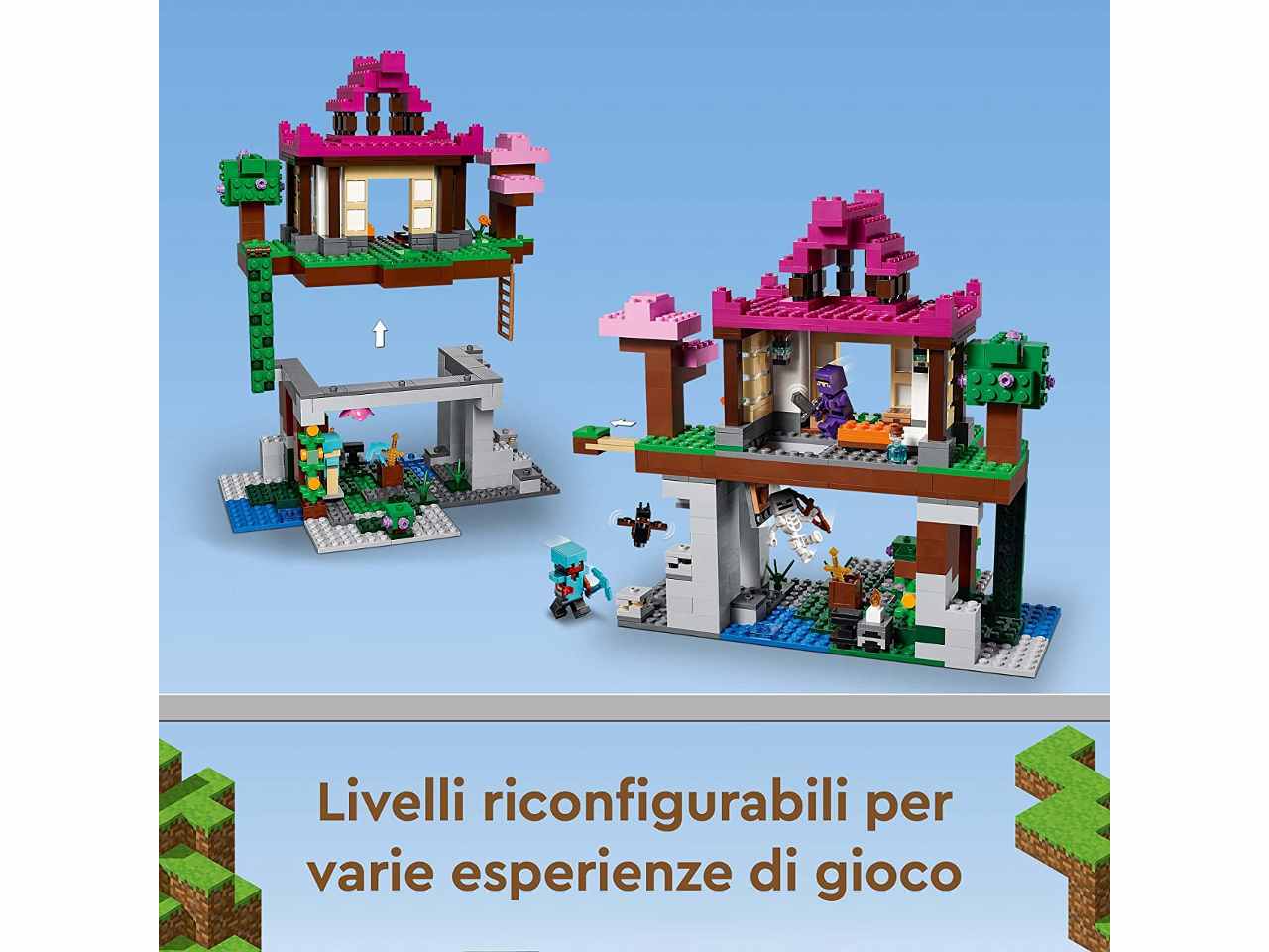 Lego minecraft dojo cave 2022 21183