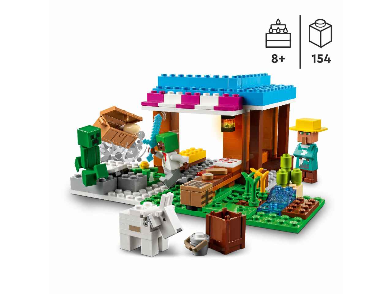 Lego minecraft bakery 21184