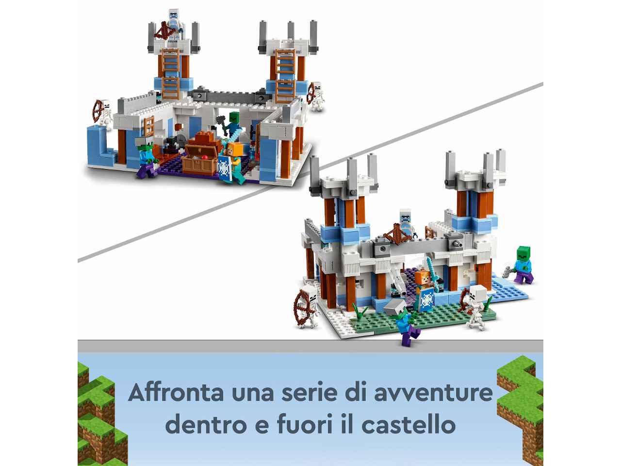 Lego minecraft ice castle 21186