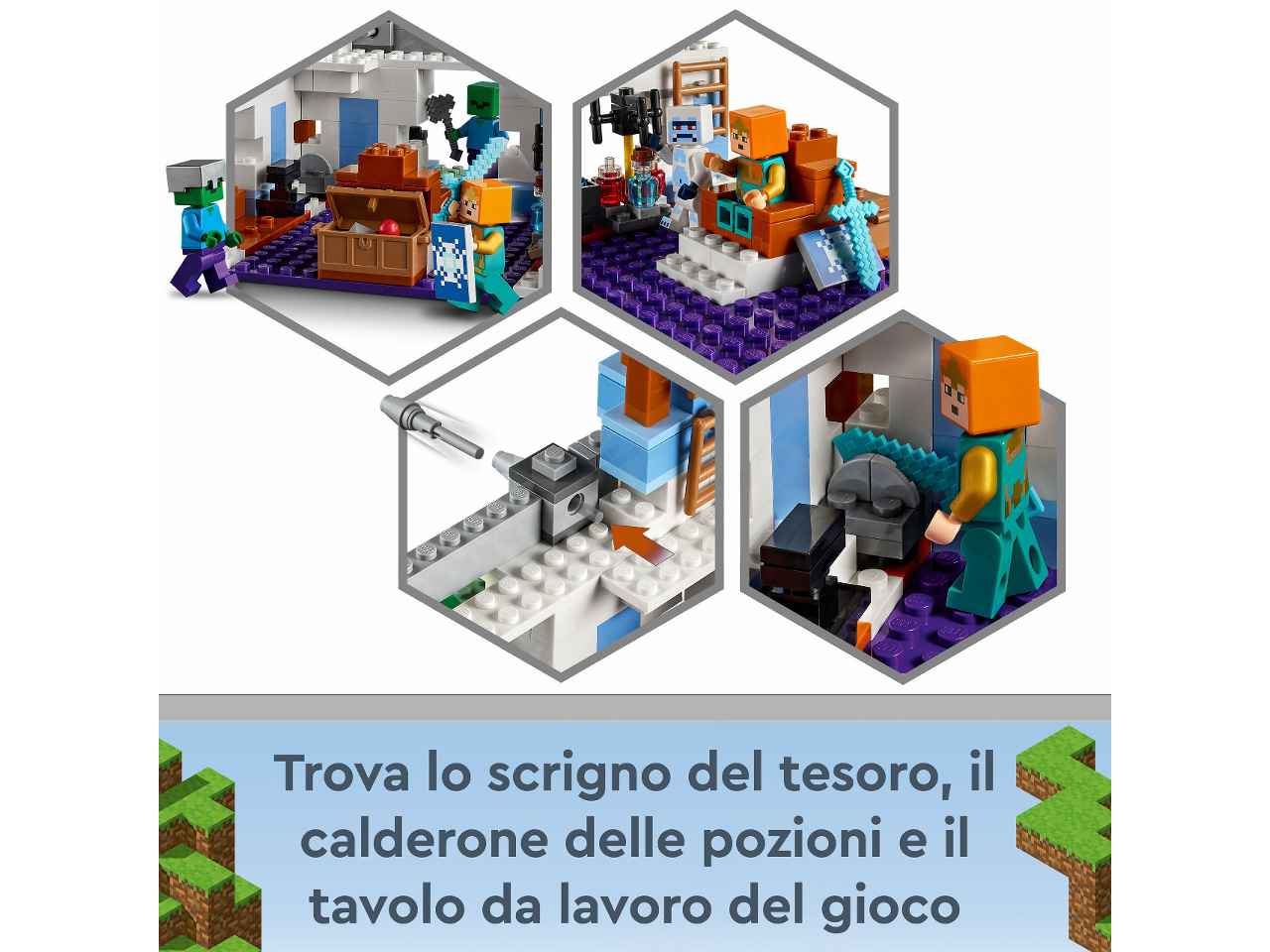 Lego minecraft ice castle 21186