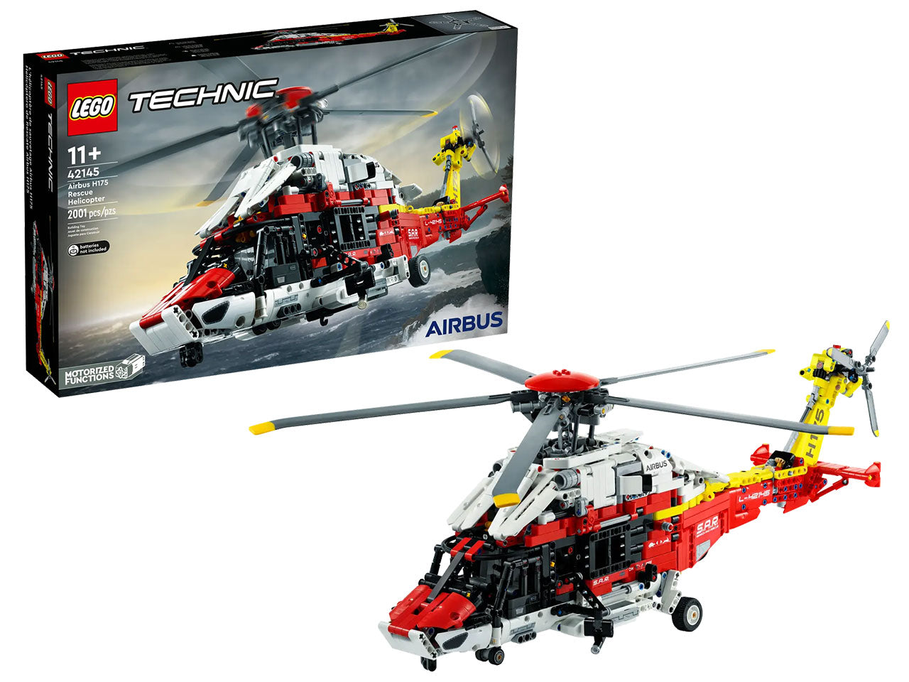 Lego Technic Elicottero di Salvataggio Airbus H175 42145